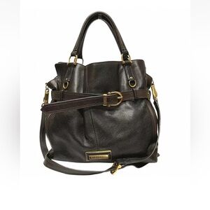 Burberry 2 way shoukder bag brown Authentic